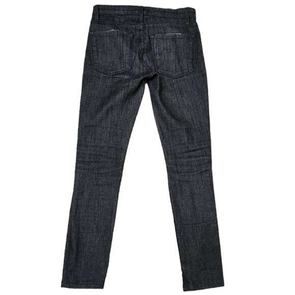 Frame Denim Le High Rise Skinny Stretch Distressed Ripped Knee Jeans Knox 25 - Picture 4 of 9